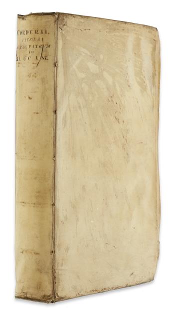 CORDIER, BALTHASAR, S. J., editor. Catena sexaginta quinque Graecorum Patrum in S. Lucam.  1628